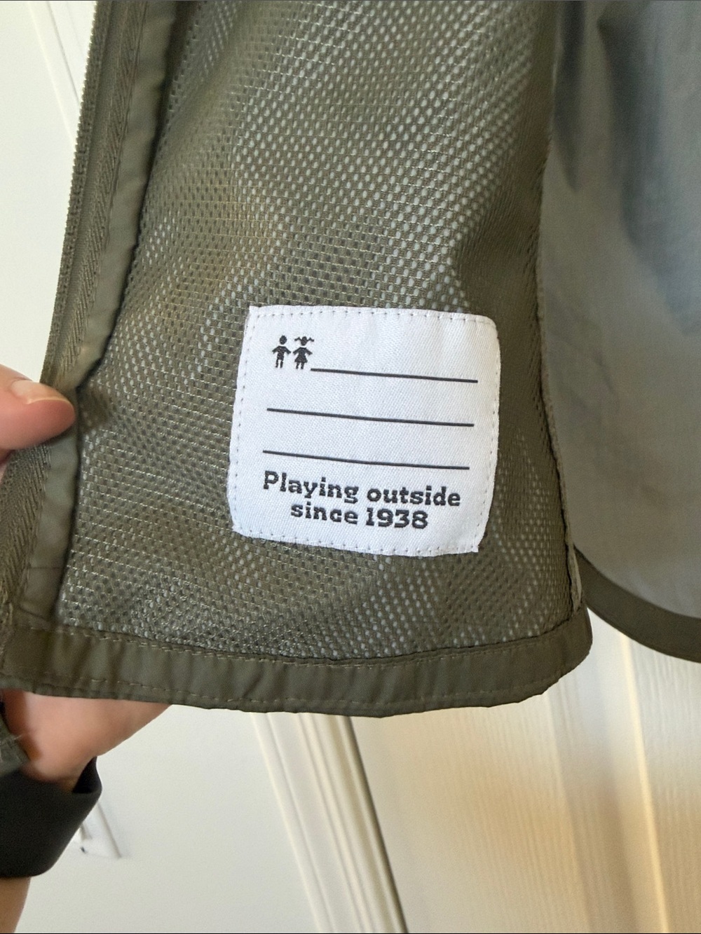 Columbia Olive Hooded Packable Windbreaker Jacket - Picture 5 of 10